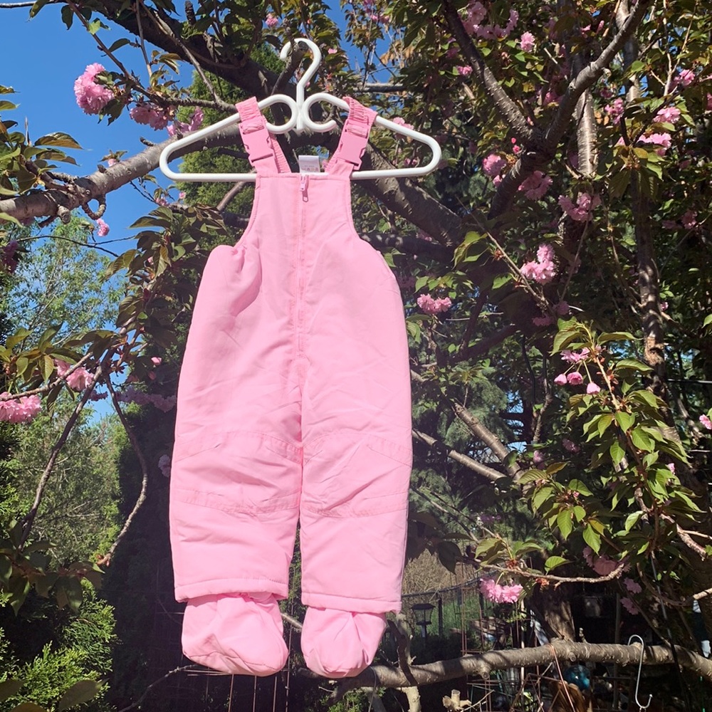 3/$20, Sears baby pink ski/snowsuit, size 18M